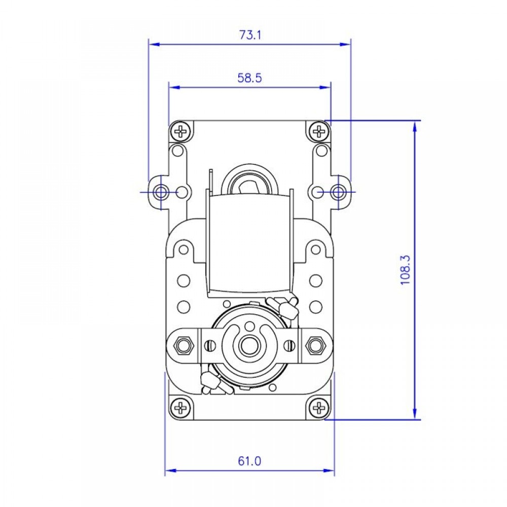 Holle as vijzelmotor pelletkachel Mellor KB1004, 5RPM voor Karmek One, Eurostek en anderen | Motorreductoren | Pelletkachel onderdelen |