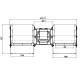 Centrifugaalventilator Fergas voor pelletkachels Ecoforest, Ecoteck, Edilkamin, Italiana Camini, Prisma, Ravelli, Sicalor en andere, debiet 440 m³/u | Ventilatoren en blazers | Pelletkachel onderdelen |