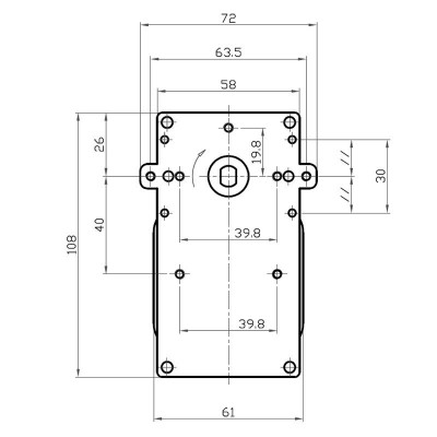 Holle-as vijzelmotor pelletkachel Kenta K9117157, 5RPM voor Cadel, Deville, Eurofiamma, Italflame, Karmek One, Puros, Qlima, Zibro, Eurostek, Ambiente e Calore, Bestfire, Eurostek, Fair, Italiana Camini, King Fire, Mecatech, MG, Puros, Tecnoflam, TMC en anderen - Vijzelmotor voor pelletkachel