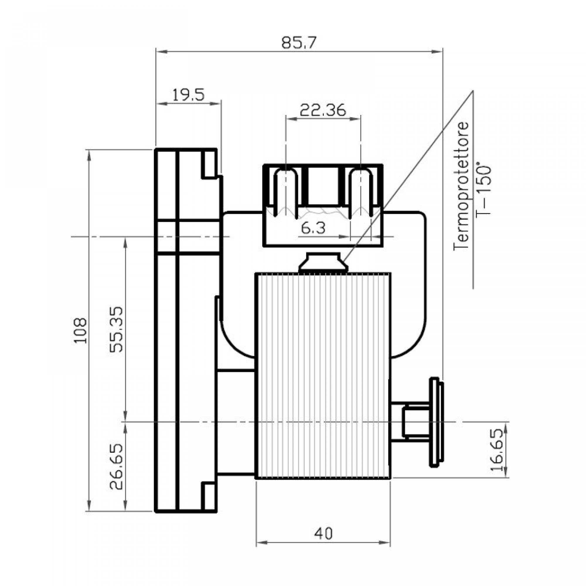 ᐉ Vijzelmotor pelletkachel Kenta K9173007 voor Italiana Camini