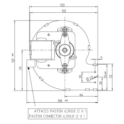 Centrifugaalventilator Fergas voor pelletkachels Ecoforest, Edilkamin, Italiana Camini, debiet 258 m³/u - Productenvergelijking