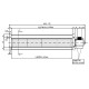 Tangentiële ventilator Cadel, Deville, Edilkamin, met Ø60 mm, debiet 190 m³/h | Ventilatoren en blazers voor pelletkachel | Pelletkachel onderdelen |