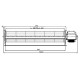 Tangentiële ventilator Fergas voor pelletkachels Edilkamin, Cadel, met Ø60 mm, Debiet 250 m³/h | Ventilatoren en blazers voor pelletkachel | Pelletkachel onderdelen |