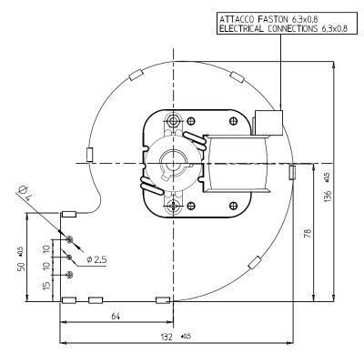 Centrifugaalventilator Fergas voor pelletkachels Ecoforest, Ravelli, debiet 121 m³/h - Productenvergelijking