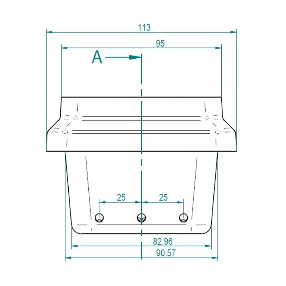 Gietijzeren branderpot voor pelletkachel, 113 x 93 mm | Vuurpotten | Verbrandingskamer |