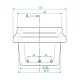Gietijzeren branderpot voor pelletkachel, 113 x 93 mm | Vuurpotten | Verbrandingskamer |
