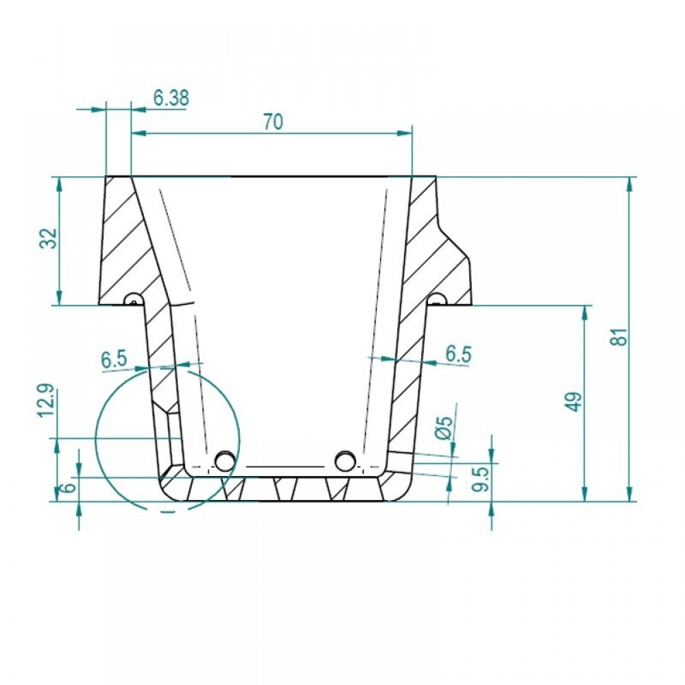 Gietijzeren branderpot voor pelletkachel, 113 x 93 mm | Vuurpotten | Verbrandingskamer |