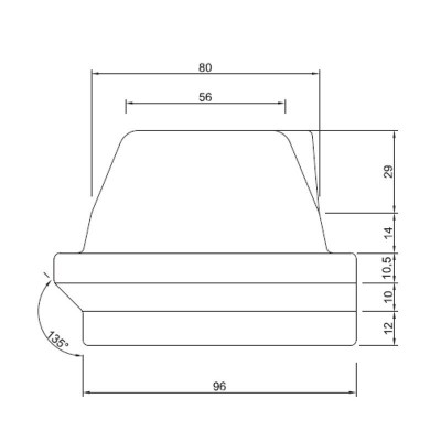 Gietijzeren branderpot voor pelletkachel Karmek One, Moretti Design, 165 x 106 mm - Pelletkachel onderdelen