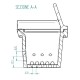 Gietijzeren branderpot voor pelletkachel, 118 x 99 mm | Vuurpotten | Verbrandingskamer |