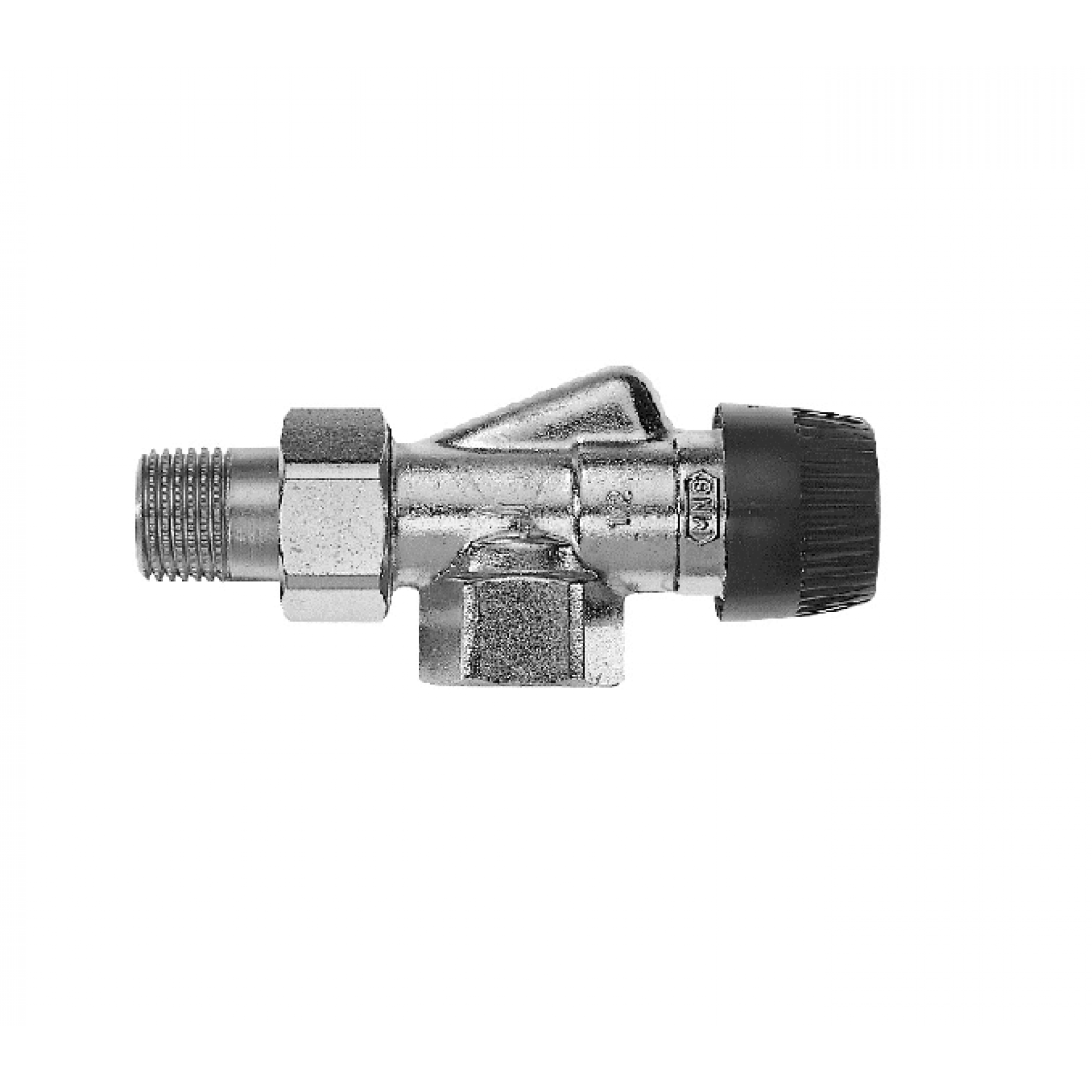 SaniGoods thermostatische radiatorkraan recht 1/2x16 M30 wit SaniGoods thermostatische radiatorkraan recht 1/2x16 M30 wit