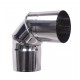 Rookkanaal set voor pelletkachel, roestvrij staal AISI 304, 80-130 mm - 80-150 mm | Rookkanal voor pelletkachels | Schoorstenen |