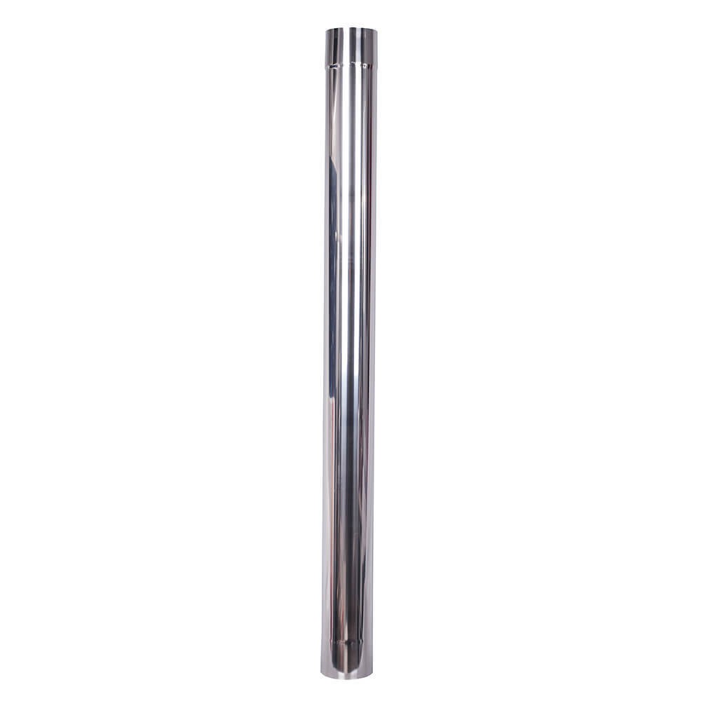 Rookkanaal set voor pelletkachel, roestvrij staal AISI 304, 80-130 mm - 80-150 mm | Rookkanal voor pelletkachels | Schoorstenen |