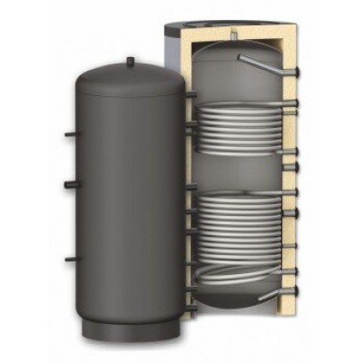 Buffervat Sunsystem, Model PR2 300, Capaciteit 300L, Twee warmtewisselaar spoelen Tank - Sunsystem