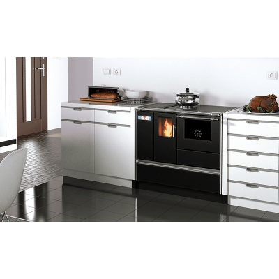 Pelletfornuis Alfa Plam Alfa 90 Pelet Antraciet, 8.18kW - Productenvergelijking