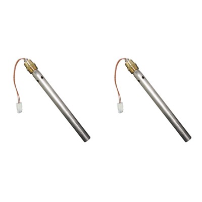Verwarmingselement voor pelletbrander Ferroli en anderen, totale lengte 190mm, 350W - x2 - Pelletbrander Onderdelen