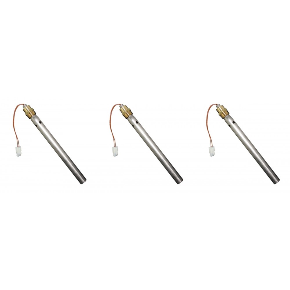 Verwarmingselement voor pelletbrander Ferroli en anderen, totale lengte 190mm, 350W - x3