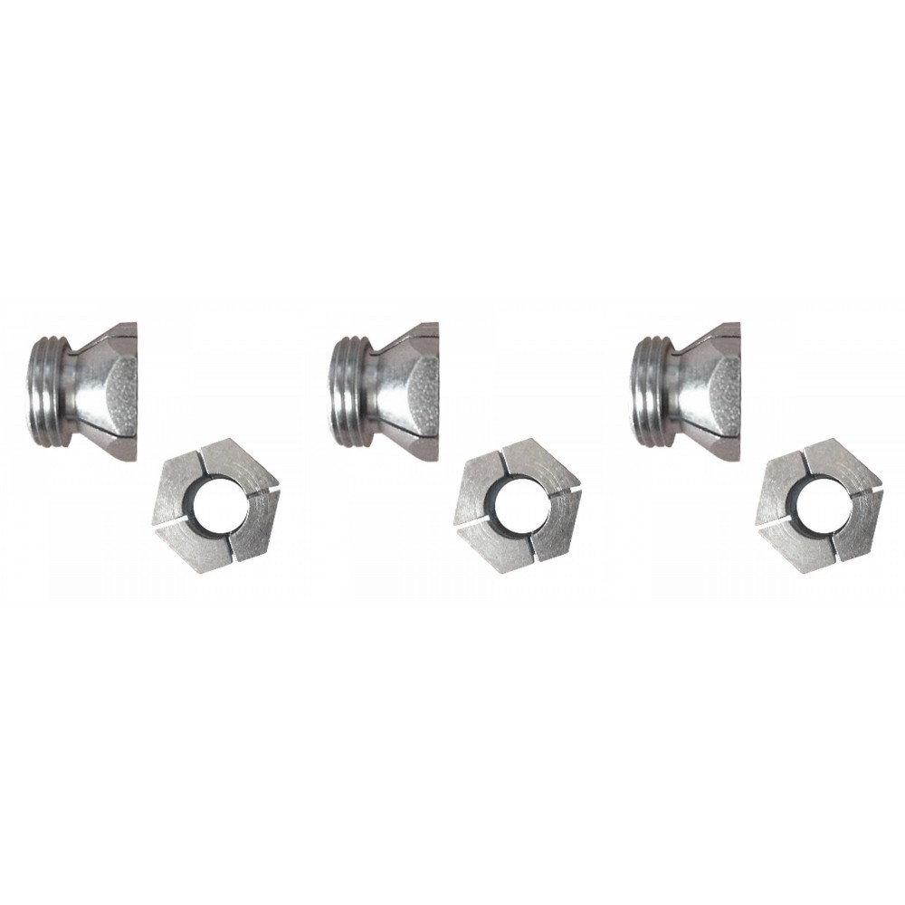 3/8 schroefkoppeling voor gloeibougie voor pelletkachels - x3