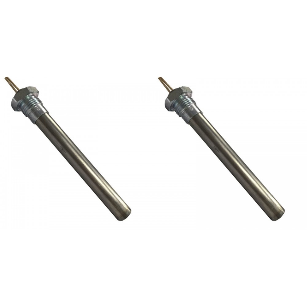Gloeibougie pelletkachel Palazzetti en anderen, totale lengte 188mm, 350W - x2 | Gloeibougie voor pelletkachel | Pelletkachel onderdelen |