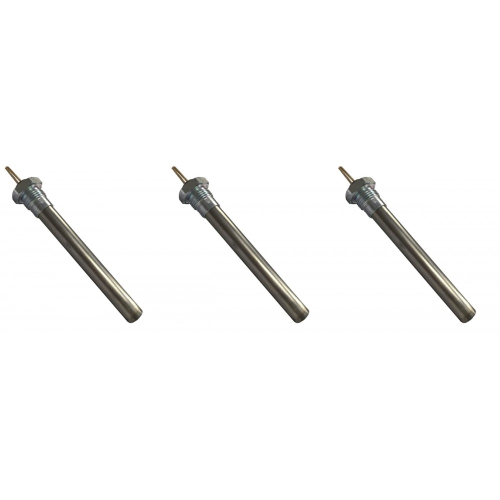 Gloeibougie pelletkachel Ecosystem en anderen, totale lengte 152mm, 400W - x3 | Gloeibougie voor pelletkachel | Pelletkachel onderdelen |