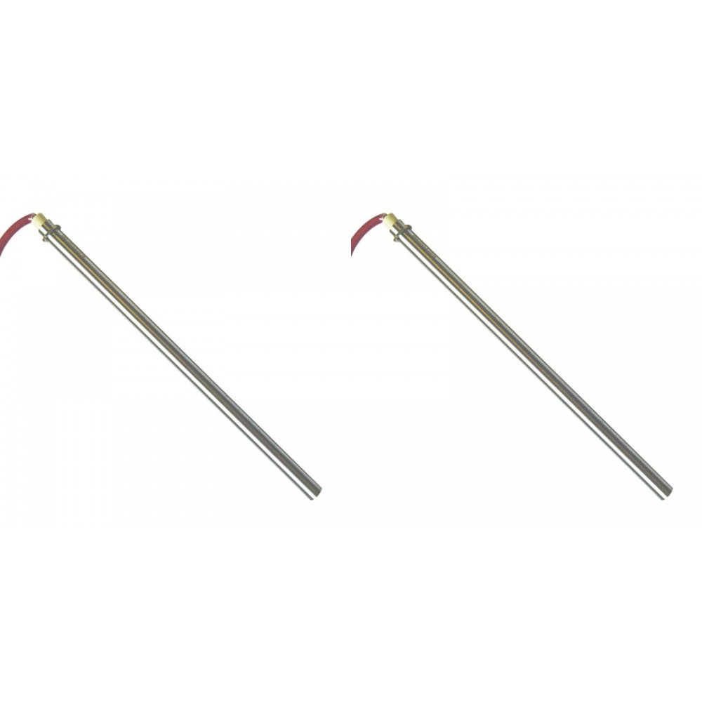 Gloeibougie pelletkachel Edilkamin en anderen, totale lengte 280mm, 470W - x2