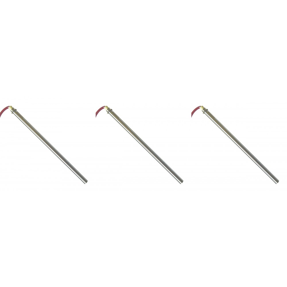 Gloeibougie pelletkachel Edilkamin en anderen, totale lengte 280mm, 470W - x3 | Gloeibougie voor pelletkachel | Pelletkachel onderdelen |