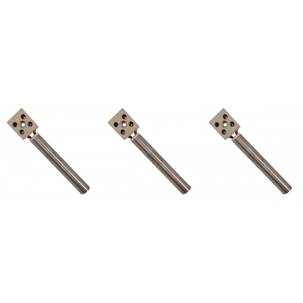 Gloeibougie pelletkachel Eurofiamma, Arce en anderen, lengte 80mm, 250W - x3 | Gloeibougie voor pelletkachel | Pelletkachel onderdelen |