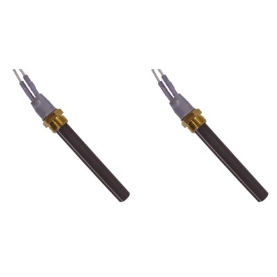 Keramische gloeibougie pelletkachel BURNiT, Deville en anderen, totale lengte 94mm, 300W - x2 - Gloeibougie voor pelletkachel