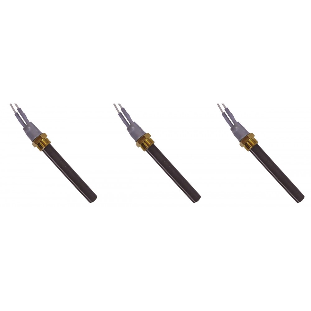 Keramische gloeibougie pelletkachel BURNiT, Deville en anderen, totale lengte 94mm, 300W - x3