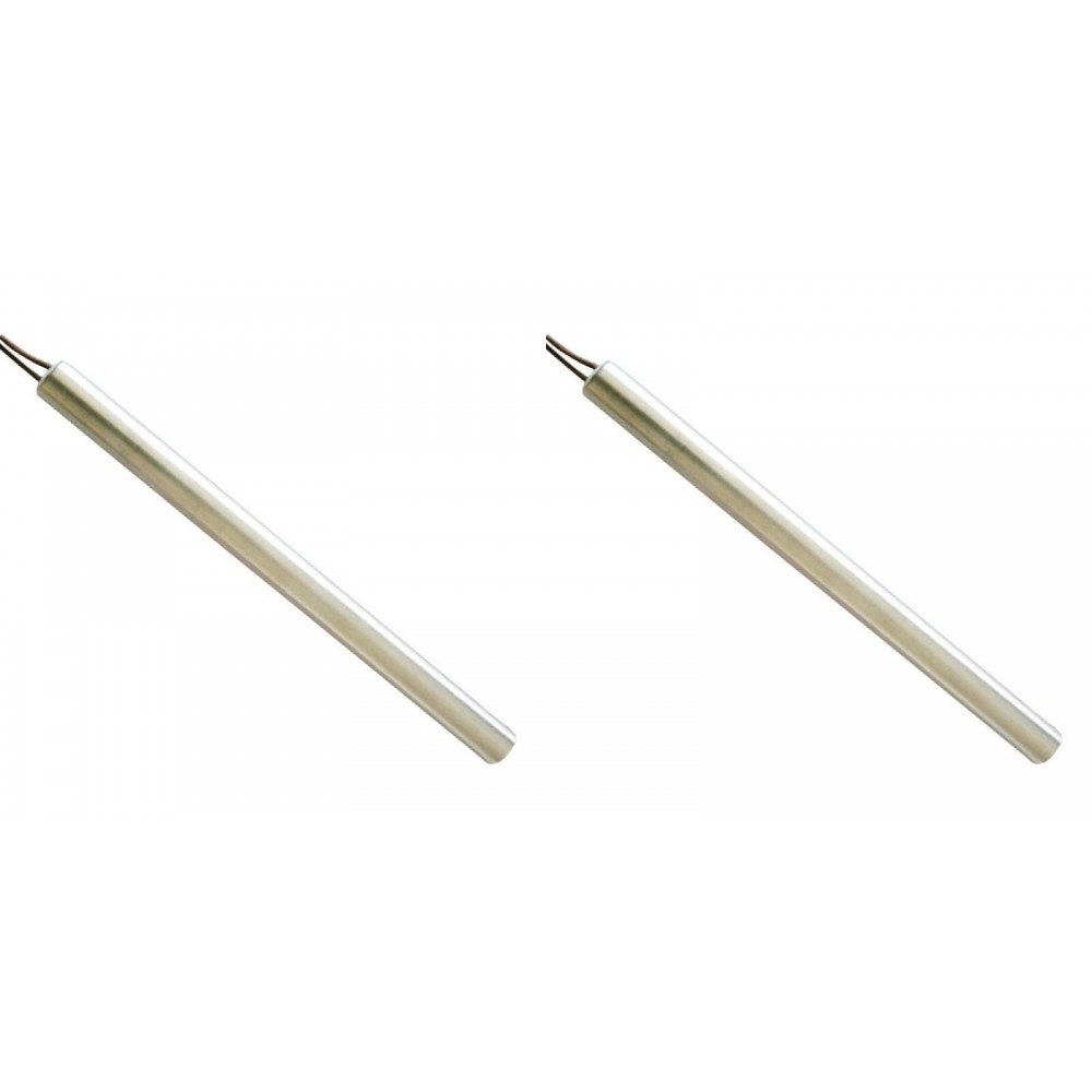 Gloeibougie pelletkachel Caminetti Montegrappa en anderen, totale lengte 180mm, 320W - x2 | Gloeibougie voor pelletkachel | Pelletkachel onderdelen |