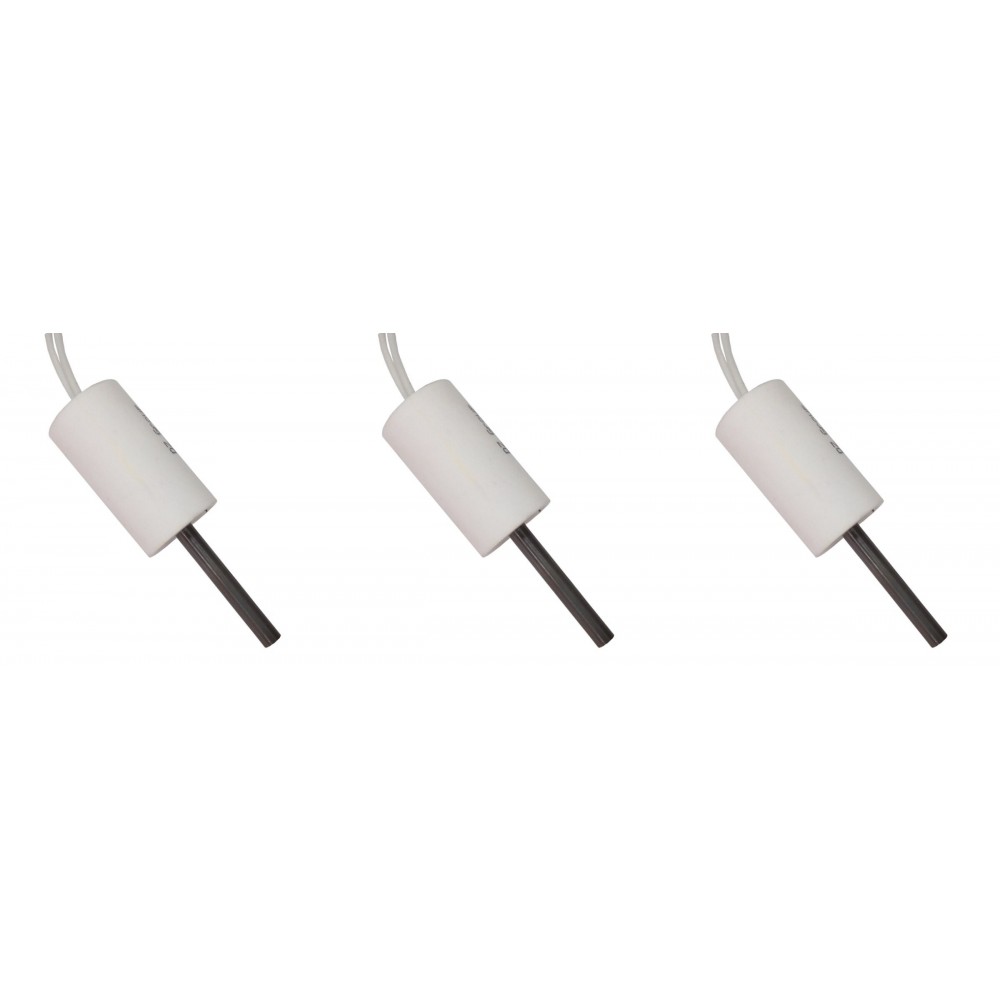 Laagspanning gloeibougie pelletkachel ComfortBilt, Edilkamin, totale lengte 66mm, 90 - 100W tot 24 Volt AC - x3 | Gloeibougie voor pelletkachel | Pelletkachel onderdelen |