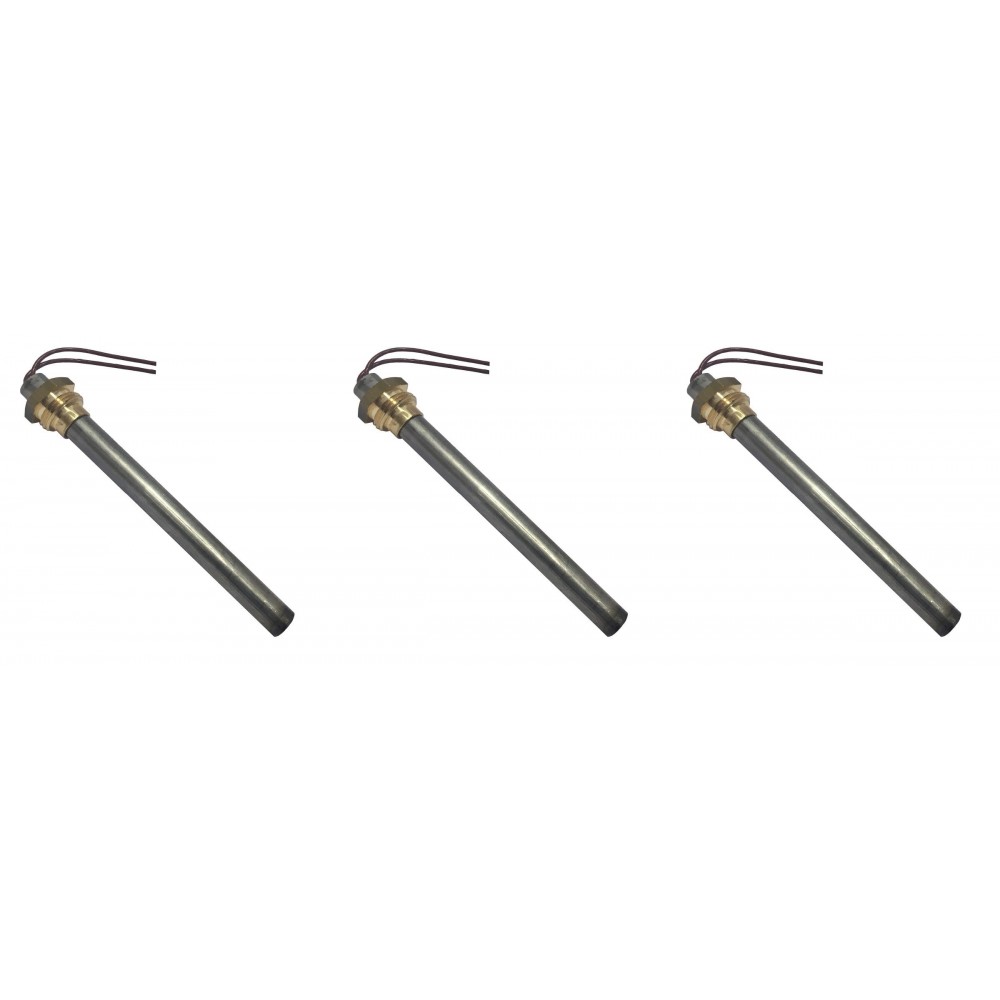 Gloeibougie pelletkachel Ecoteck, Ravelli en anderen, totale lengte 114mm, 250W - x3 | Gloeibougie voor pelletkachel | Pelletkachel onderdelen |