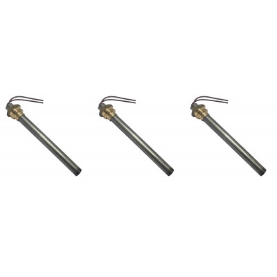 Gloeibougie pelletkachel Ecoteck, Ravelli en anderen, totale lengte 114mm, 250W - x3 - Speciale aanbiedingen