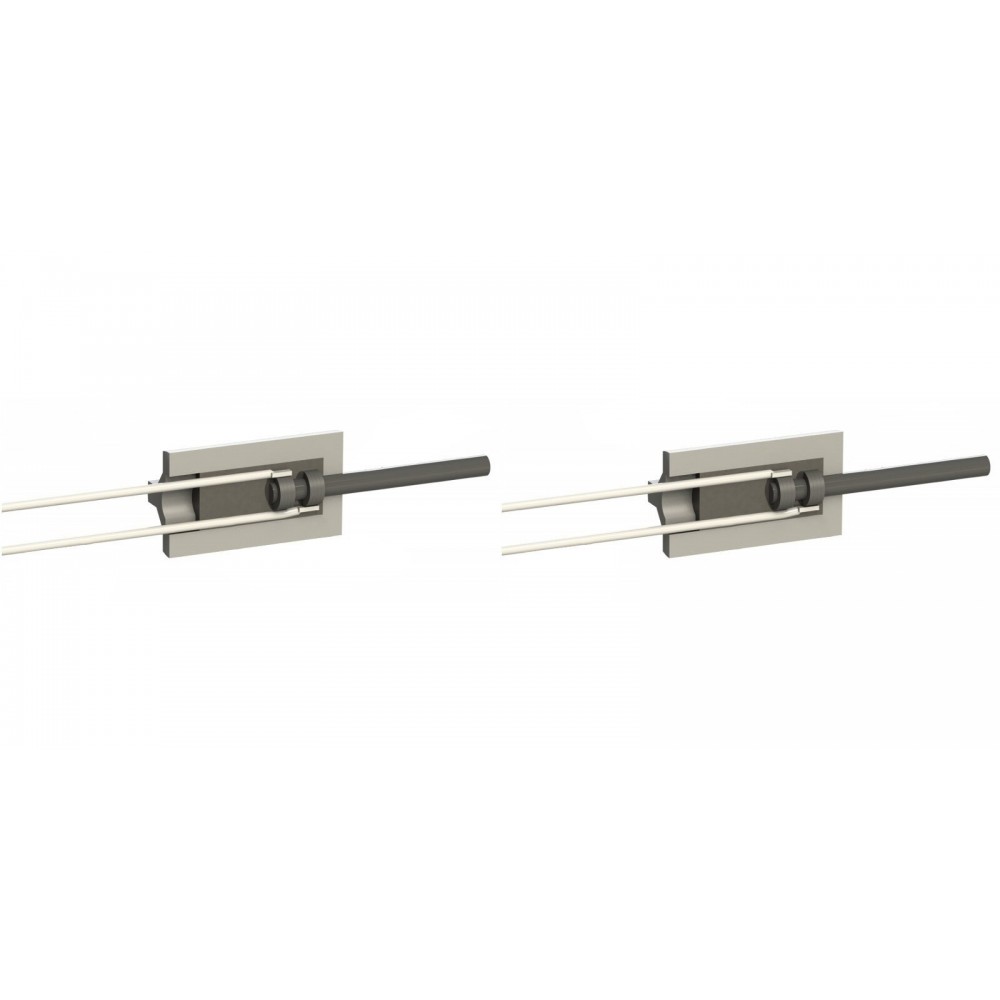 Laagspanning gloeibougie pelletkachel Eco Spar, BURNiT, totale lengte 65mm, 95W tot 24V - x2 | Gloeibougie voor pelletkachel | Pelletkachel onderdelen |