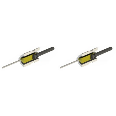 Laagspanning gloeibougie pelletkachel Eco Spar, BURNiT, totale lengte 65mm, 95W tot 24V - x2 - Gloeibougie voor pelletkachel