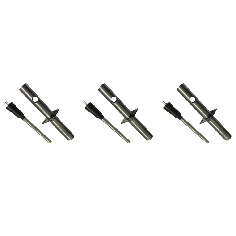 Gloeibougie pelletkachel Enviro met luchtkanaliserende buis, totale lengte 153mm, 230W - x3 | Gloeibougie voor pelletkachel | Pelletkachel onderdelen |
