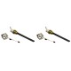 Laagspanning gloeibougie pelletkachel Eco Spar, BURNiT, ComfortBilt en anderen, totale lengte 123mm, 120W tot 24V - x2 | Gloeibougie voor pelletkachel | Pelletkachel onderdelen |