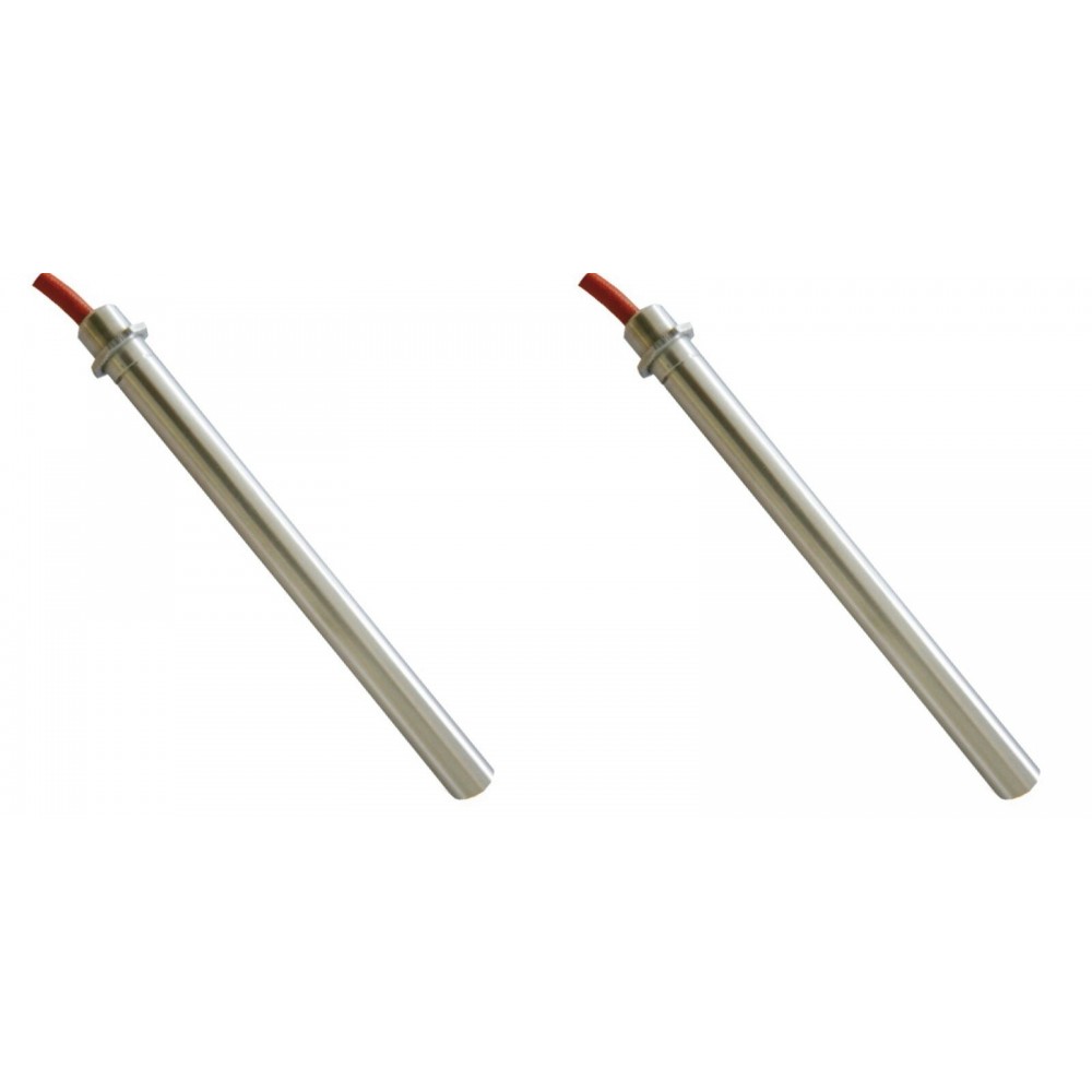 Gloeibougie pelletkachel Alfa Plam, Palazzetti, Biasi, Olimpia Splendid, Olsberg Libera, Royal en anderen, Thermorossi en andere, totale lengte 160mm, 350W - x2 | Gloeibougie voor pelletkachel | Pelletkachel onderdelen |