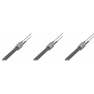 Gloeibougie pelletkachel met zwart kwartskristal voor Eco Spar, BURNiT, Palazzetti, Ravelli, MCZ en anderen, totale lengte 122mm, 300W - x3 - Speciale aanbiedingen