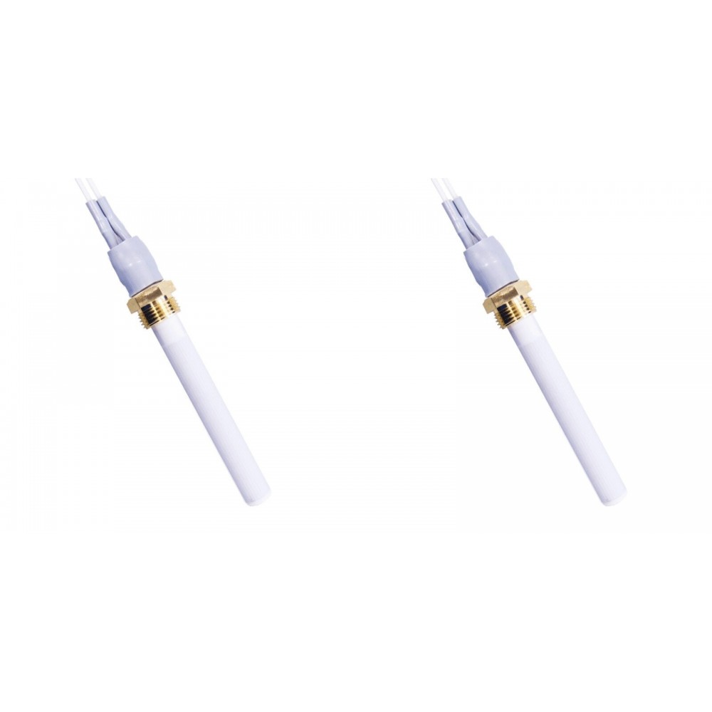 Keramische gloeibougie pelletkachel Eco Spar, BURNiT, Warmflow, Adler, AMG, Ecoteck en anderen, totale lengte 88mm, 250W - x2