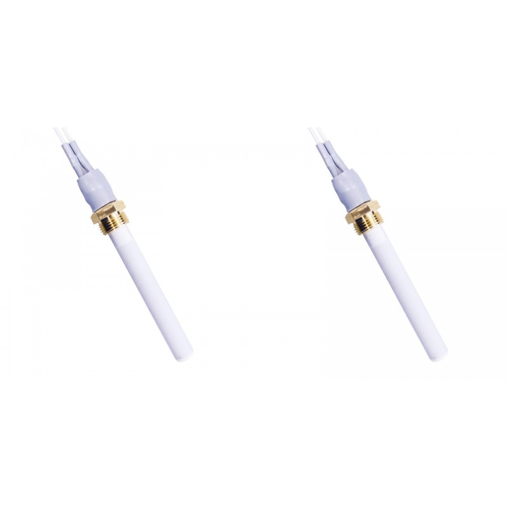 Keramische gloeibougie pelletkachel Eco Spar, BURNiT, Warmflow, Adler, AMG, Ecoteck en anderen, totale lengte 88mm, 250W - x2