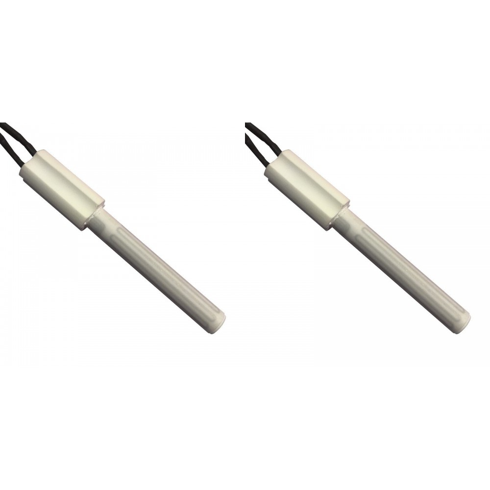 Keramische gloeibougie pelletkachel Eco Spar, BURNiT, Ashley, Adler, AMG, Piazzetta en anderen, totale lengte 102mm, 250W - x2