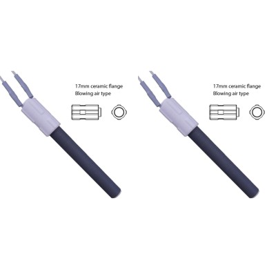 Keramische gloeibougie pelletkachel BURNiT, Palazzetti en anderen, totale lengte 113mm, 260W - x2 - Gloeibougie voor pelletkachel