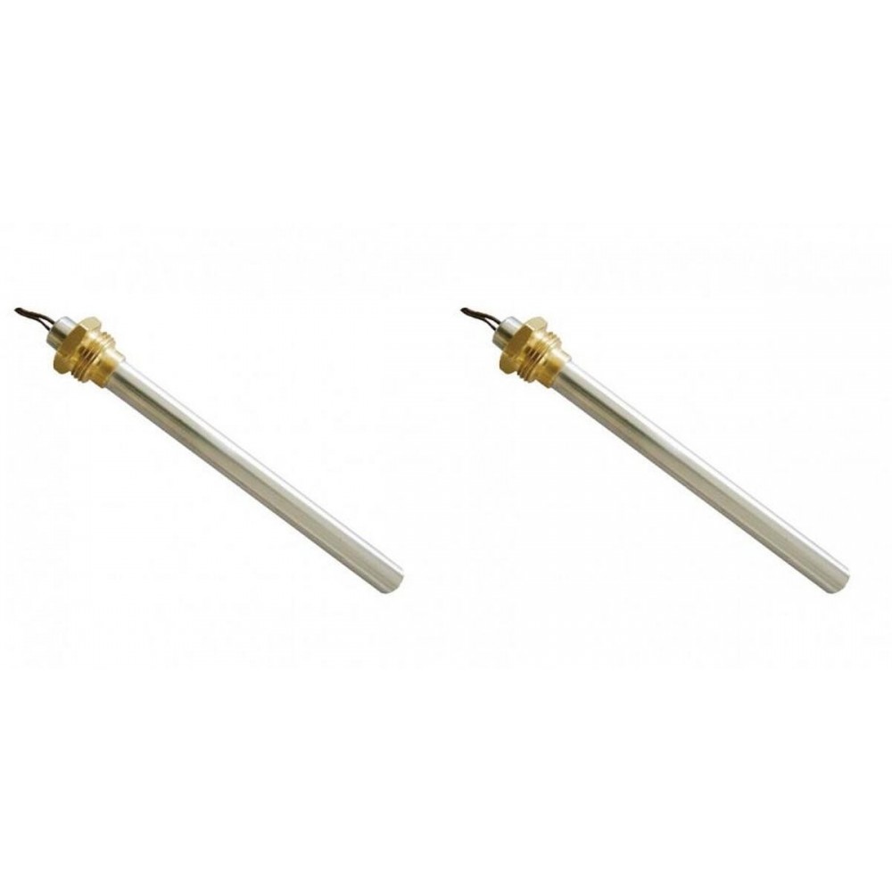 Gloeibougie pelletkachel BURNiT, Piazzetta, Karmek, MCZ, Ungaro, Superior, Cadel en anderen, totale lengte 185 mm, 350W - x2 | Gloeibougie voor pelletkachel | Pelletkachel onderdelen |