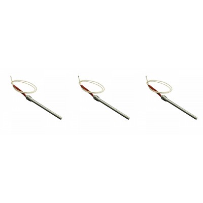Gloeibougie voor pelletkachels Klover, Avalon, Lopi, Vogelzang en anderen, met een totale lengte van 163 mm, 250W - x3 - Gloeibougie voor pelletkachel