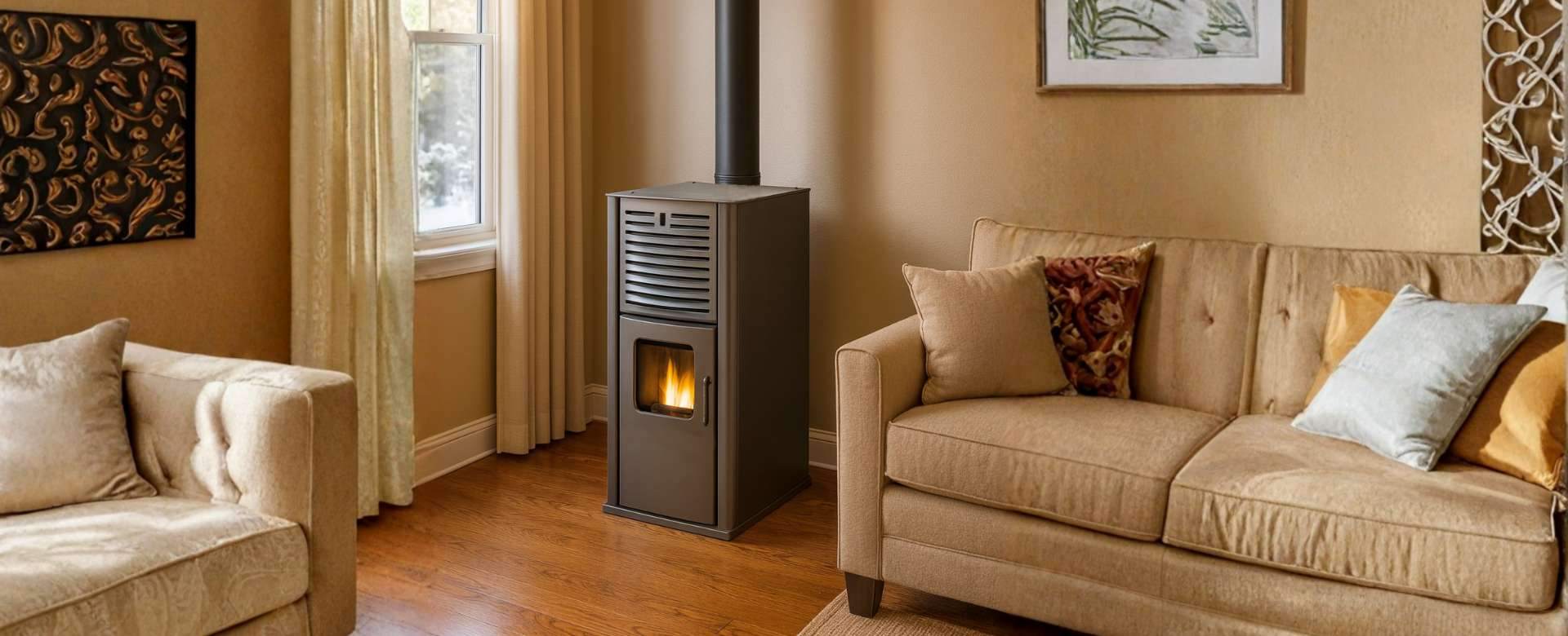 Pelletkachel met watermantel