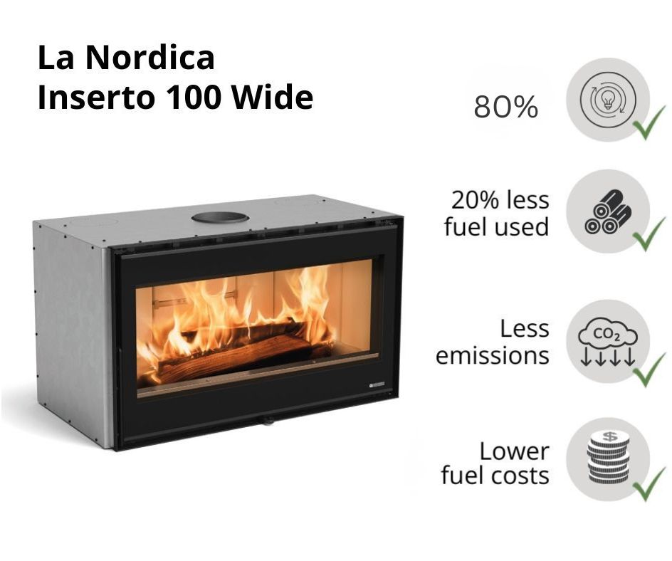 Italiaanse houtgestookte open haard