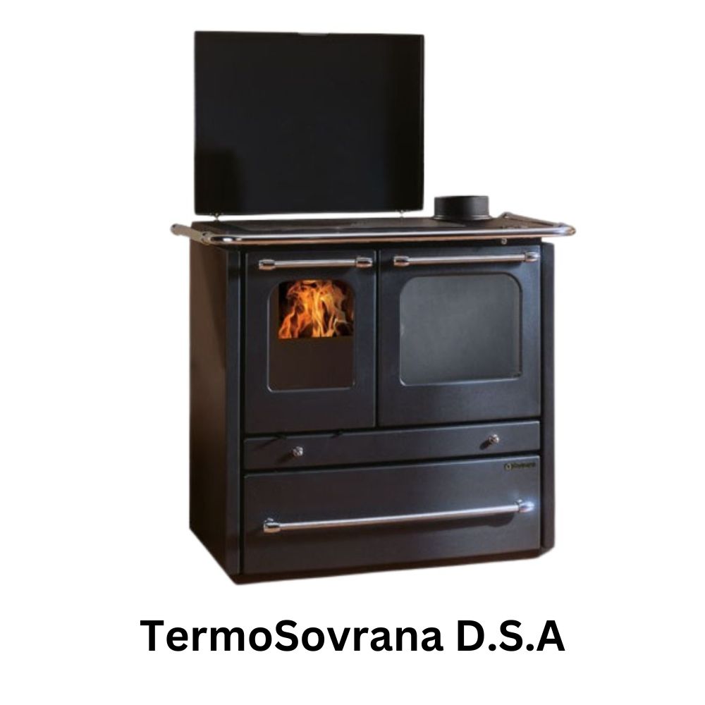 Italiaans houtfornuis met watermantel